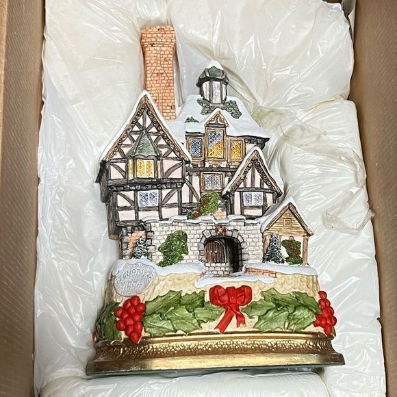 Vintage David Winter the Scrooge Family Home 1993 Christmas Miniature Cottage‎ - Picture 5 of 9